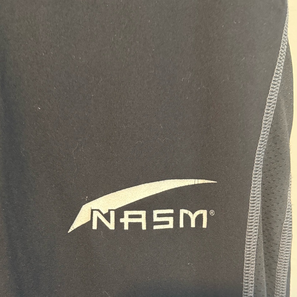Black NASM Hylete Capri Leggings - Picture 2 of 5